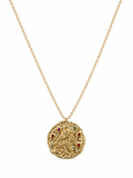 Aquarius Zodiac Coin Necklace
