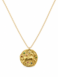 Aries Zodiac Coin Necklace