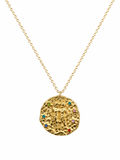 Gemini Zodiac Coin Necklace
