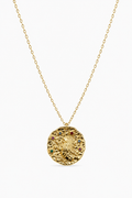 Leo Zodiac Coin Necklace
