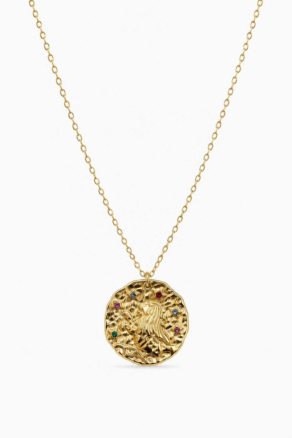 Leo Zodiac Coin Necklace
