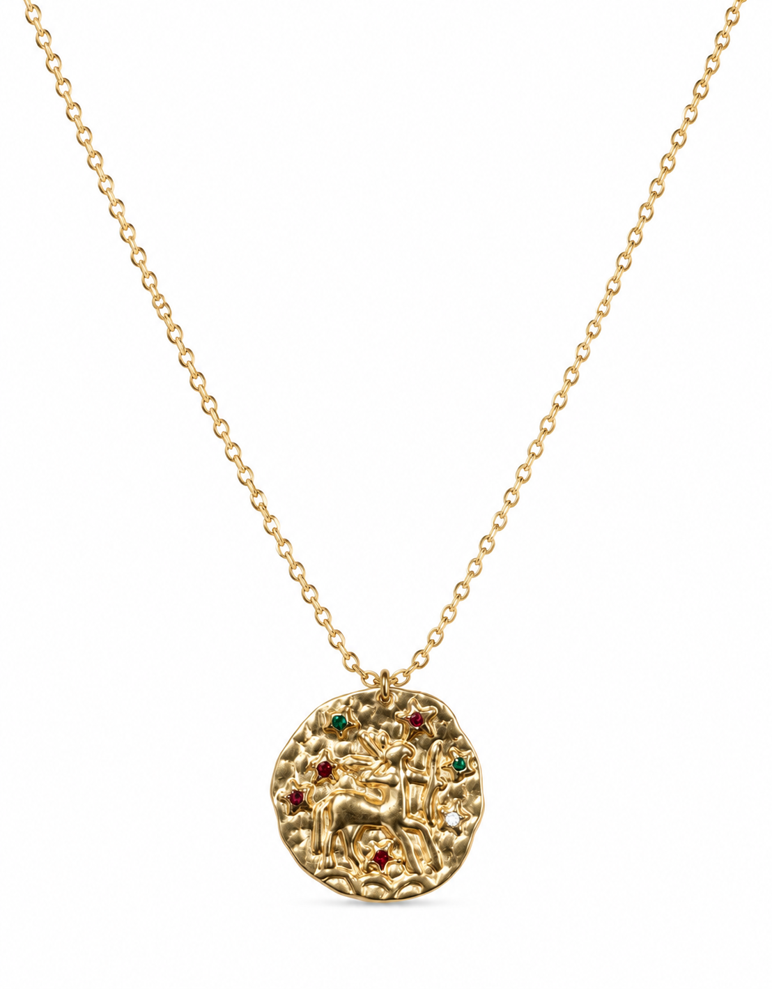 Sagittarius Zodiac Coin Necklace