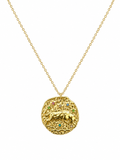 Taurus Zodiac Coin Necklace