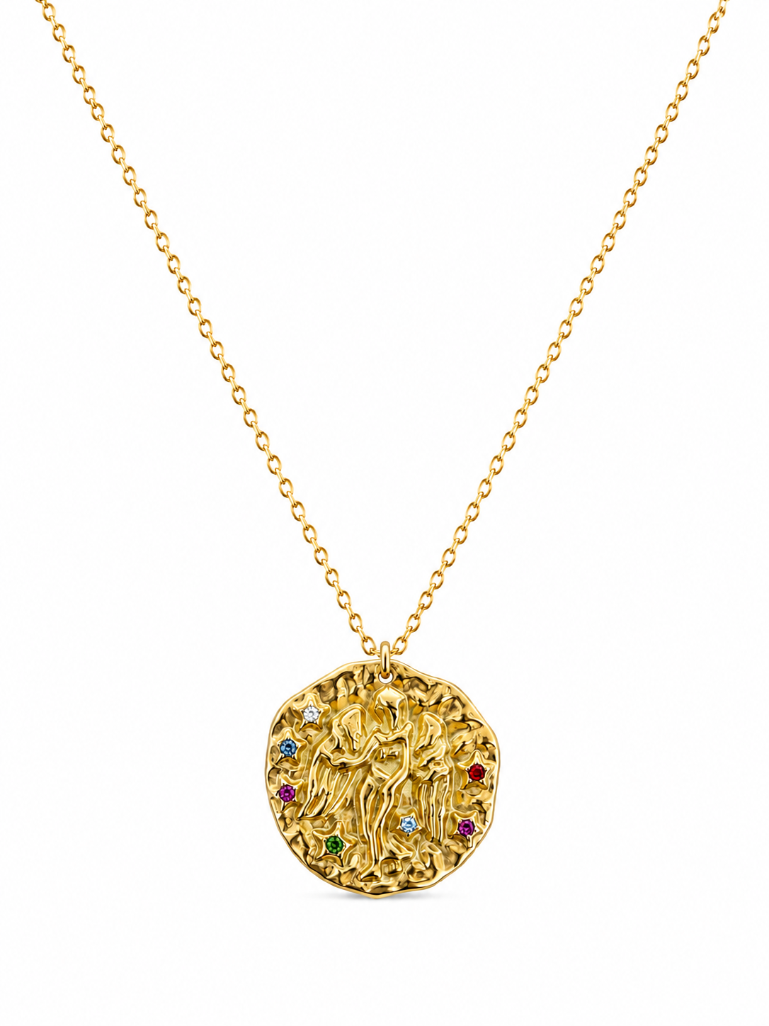 Virgo Zodiac Coin Necklace